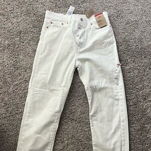 Levi wedge straight jeans